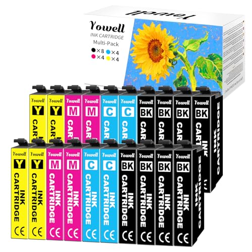 Cartouches d'encre Yowell XP-4155 lot de 20 réservoirs haute capacité à puces intégrées