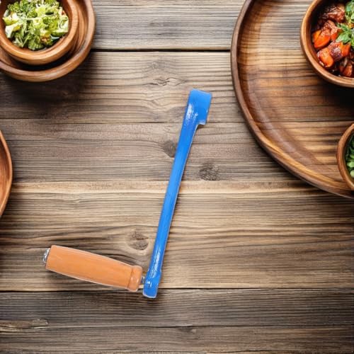 Mango manual para pasta accesorio madera hierro suave casa 8