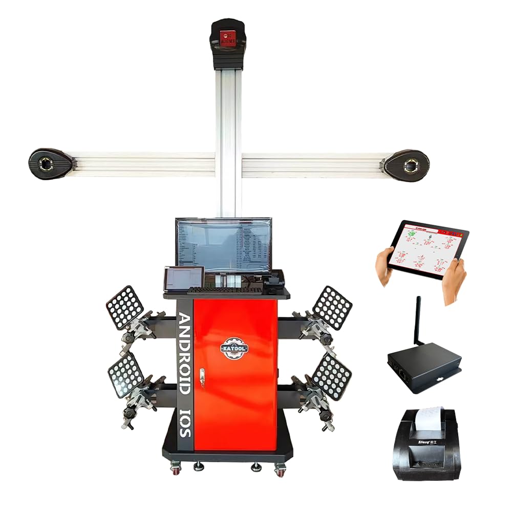 KATOOL KT-AV9 Android System 3D Wheel Alignment Machine Wheel Aligner Automotive Tire Alignment Tool
