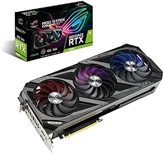 ASUS ROG Strix GeForce RTX 3090 OC Edition 24GB GDDR6X Gaming Graphics Card with Axial-tech fans & central static pressure fan ROG-STRIX-RTX3090-O24G-GAMING