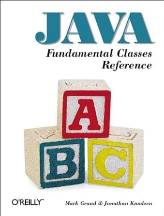 Amazon | Java Fundamental Classes Reference (Java Series) | Grand, Mark ...