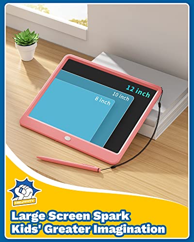 Tableta LCD de escritura y dibujo TEKFUN para niñas, 12 pulgadas, pantalla LCD con stylus incluido miniatura 5