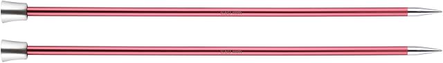 KnitPro KP47244 Zing: Knitting Pins: Single Ended: 25cm x 6.50mm, Aluminium, Multi-Colour