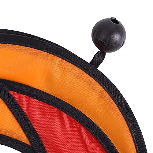 Dongker 4Pcs Rainbow Curlie Spinner, 43" Foldable Rainbow Wind Spinner Hanging Rainbow Wind Twister For Yard Garden Outdoor Camping Decoration #TOP4