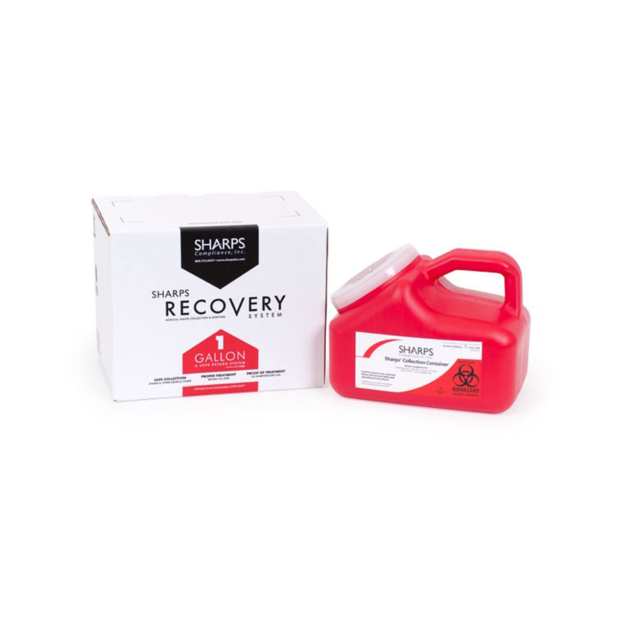 Mail System Pro-Tec Mailback Sharps Container 1 gal. Vertical Entry