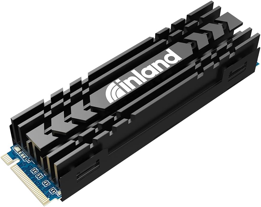 Inland Performance 500GB SSD M.2 2280 PCIe Gen 4.0 NVMe 4 x4 3D TCL NAND Internal Solid State Drive, Read/Write Speed up to 4500MB/s and 2200MB/s, Backwards Compatible with PCIe 3.0 (500 GB) - View 1