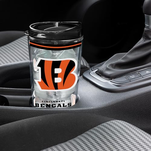Image of Rico Industries NFL Football Cincinnati Bengals Double Wall 20oz Tritan Tumbler