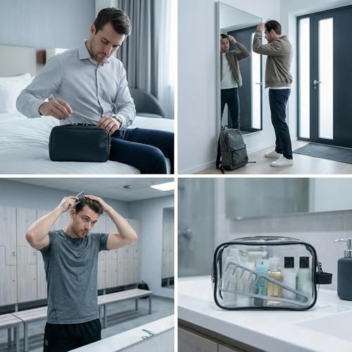 Peine textura para hombre, volumen con dientes anchos miniatura 6