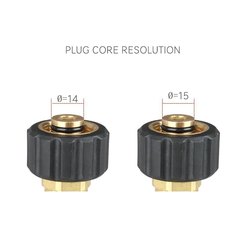 Adattatore M22 Maschio X 3/8 NPT &ndash; 15 Mm Per Tubo Stanley &ndash; PWO 4000 Psi
