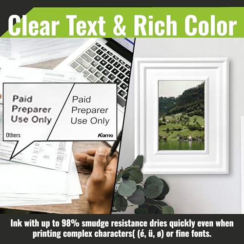 kamo 502 XL Druckerpatronen Kompatibel mit Epson 502 502XL Patronen Multipack (6er-Pack), für Expression Home XP-5100 XP-5105 XP-5150 XP-5155, Workforce WF-2860DWF WF-2865DWF WF-2880DWF WF-2885DWF