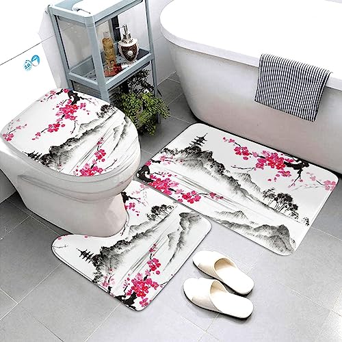 Tapis de bain antidérapant OUSIKA en microfibre dense de qualité supérieure