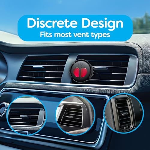 Image of Refresh Your Car Mini Diffuser Car Air Fresheners Variety Pack, New Car /Cool Breeze, Very Cherry, and Coastal Rush Scents, 6 Pack