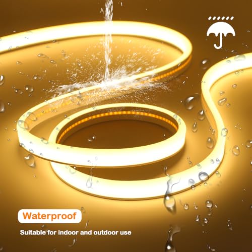 KISUFU Tira LED Neon COB 12V 1M Doble Luminiscencia miniatura 7