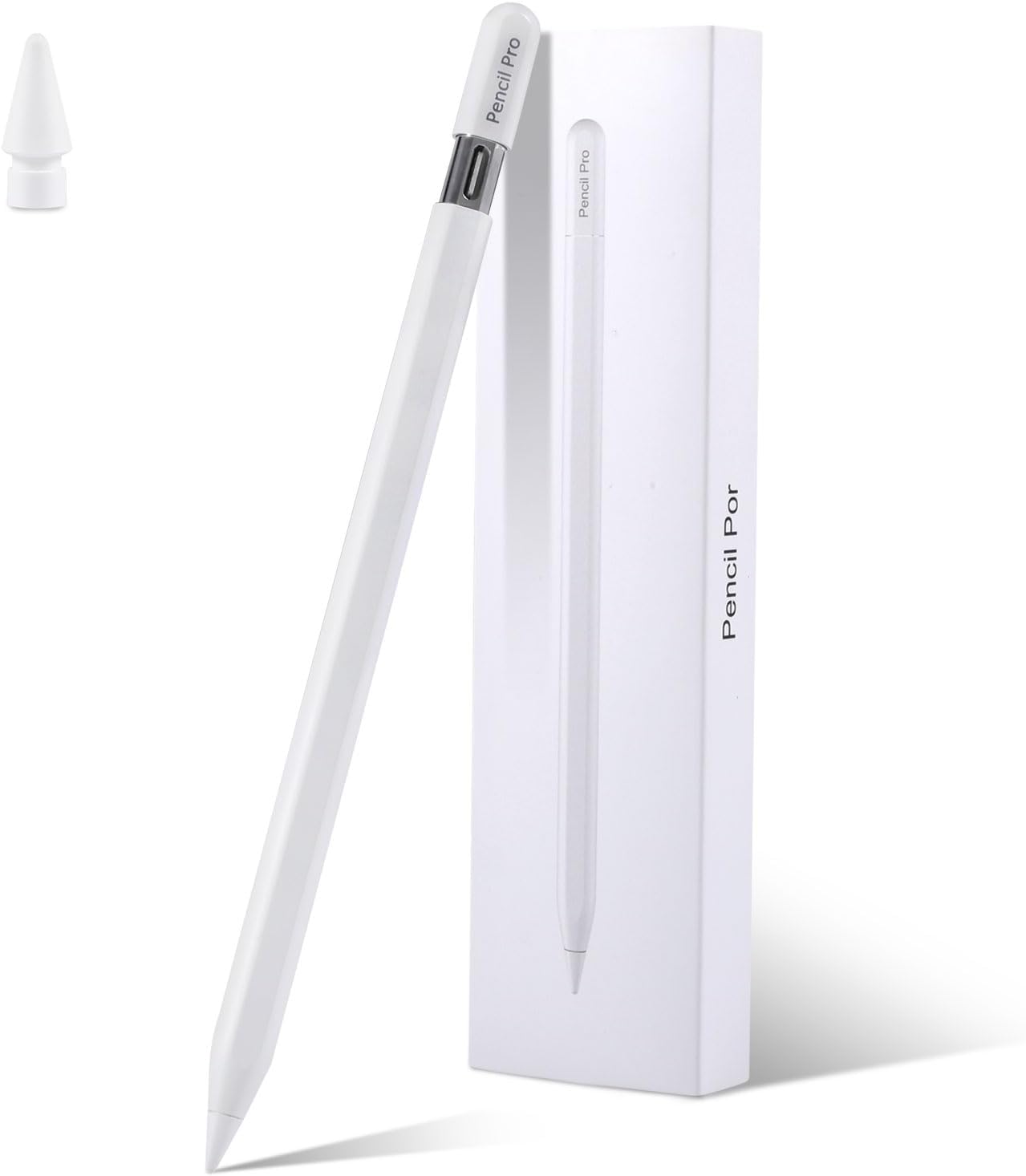 Stylus Pen for iPad with Magnetic Wireless Charging Device Compatibility Check Required: Compatible with iPad Pro M4, Air M2/M3, Mini A17 Palm Rejection Pixel Precision Pencil Pro