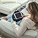 iBeani iPad & Tablet Stand/Bean Bag Cushion Holder for All Devices/Any Angle on Any Surface - Floral Plum