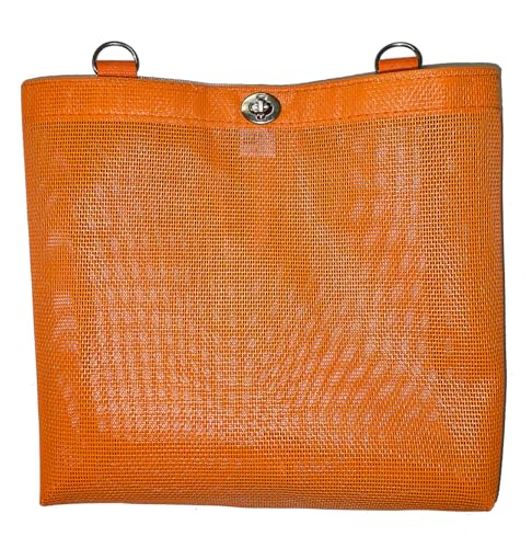 Rope Bag Heavy Duty Mesh, Orange, Great for Boats or Shore Lines