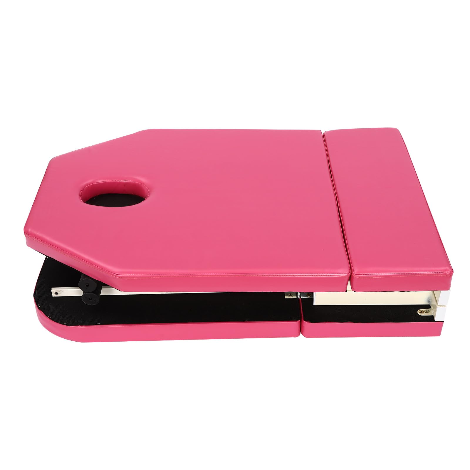 Mesa de masaje plegable, camilla de masaje móvil, altura regulable, cama cosmética plegable triple, sillón de masaje, sillón reclinable para salón de belleza