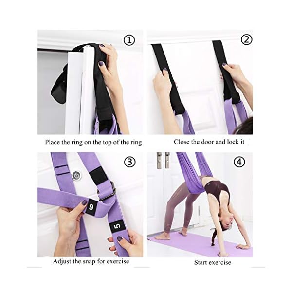 TOCO-FREIDO-Waist-Back-Leg-Stretch-StrapYoga-Fitness-Band-Leg-Stretching-Assist-Trainer-Yoga-Stretcher-Back-Bend-Split-Inversion-Strap-for-Fitness-Dance-Ballet-Gymnastics TOCO FREIDO Waist Back Leg Stretch Strap/Yoga Fitness Band, Leg Stretching Assist Trainer, Yoga Stretcher, Back Bend Split Inversion Strap for Fitness, Dance, Ballet, Gymnastics