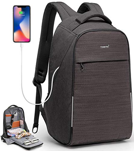 KUPRINE Anti Theft Travel Laptop Backpack Business Scan Smart Backpack with USB Charging