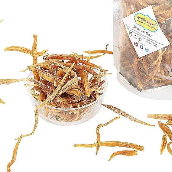 Pack of 1 Sun Dried Shatavari Root - Asparagus Racemosus - Sitawar|Shatawar PILI- SATAWARI -100 gram / 3.52 oz