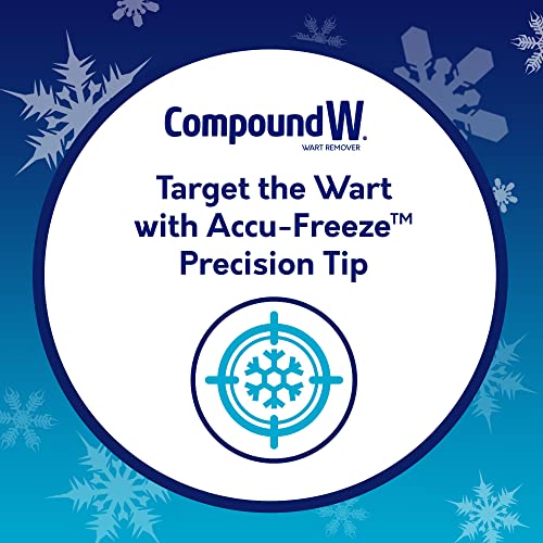 Image of Compound W Freeze Off Advanced Wart Remover, Precision Tip Accu-Freeze Applicator, 15 Wart Removal Treatments