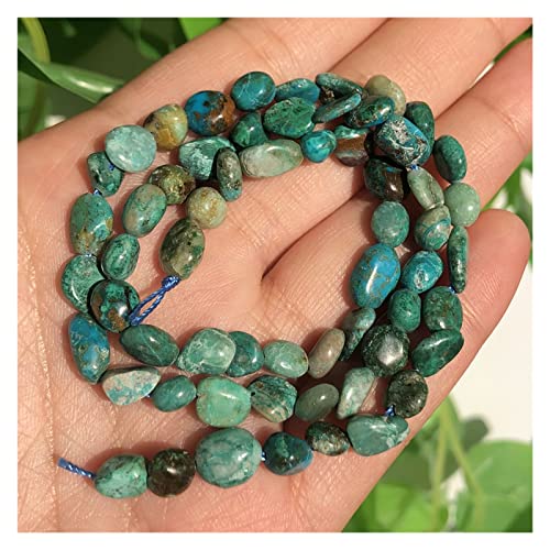 Perles d'espaceur en vrac irrégulières 6-8mm pierre naturelle pour bijoux bricolage collier 15''