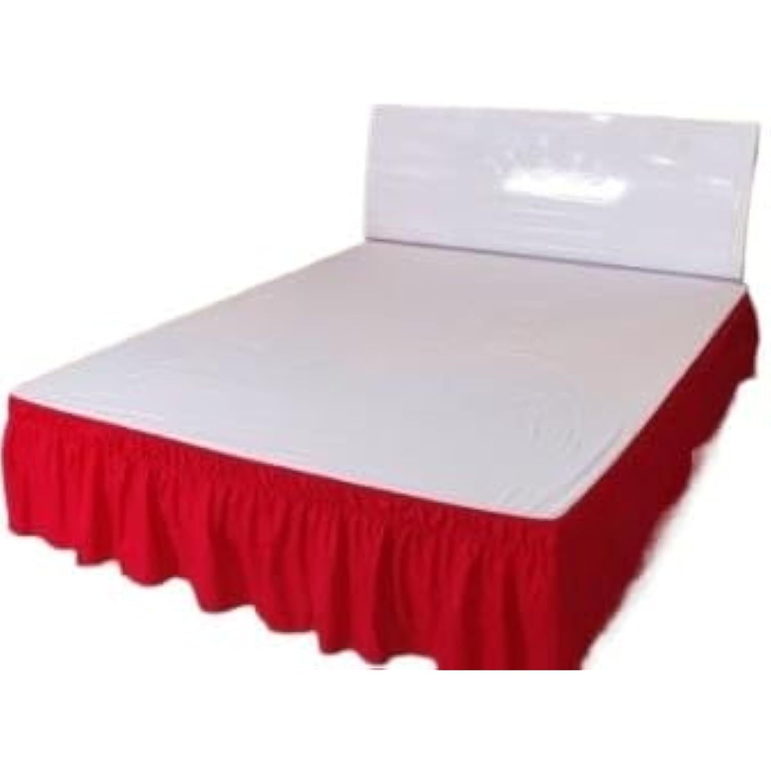 Bed Skirt Valance For Bed,Dust Ruffle Skirt Brushed Cloth Covers Without Surface King Queen Size Elastic Band Skirts 40cm Height Bedspread(D,180X200cm)