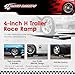 Race Ramps 2-Pack RR-TR-4 Trailer Ramp, Lightweight & Non-Scratch for Maintenance & Display, 4