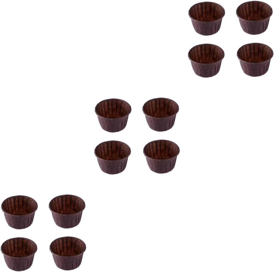Cabilock 300pcs Baking Cups Paper Muffin Liners Greaseproof Cupcake Cups Non-stick Multi-use Liners for Oven Party Home Baking
