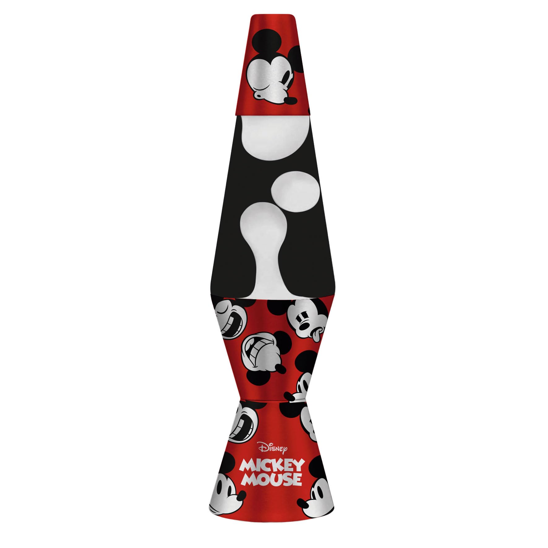 WONDEE Disney Lámpara de Lava Mickey Mouse, Lámpara Lava Niños y Adultos de tus Personajes Favoritos, Decoración Habitación Mickey Mouse, Cosas/Regalos Disney Infantiles Originales