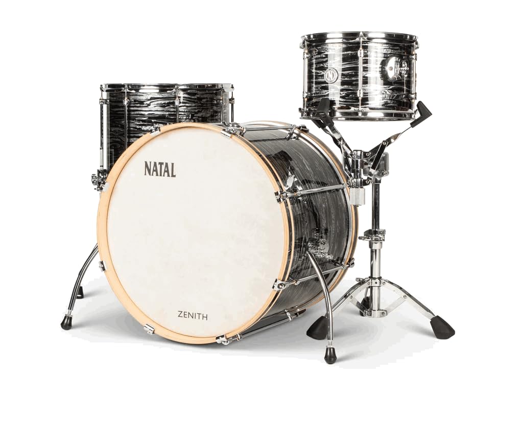 Drum Drops3枚+1 Amazon.com: Natal KZN-TR-FBK Zenith Series 3 Piece Drum Set