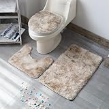 Envers antidérapant sécurisé : la sécurité est prioritaire avec un dos en caoutchouc antidérapant sur chaque tapis, aidant à prévenir les accidents lorsque vous naviguez dans votre salle de bain.