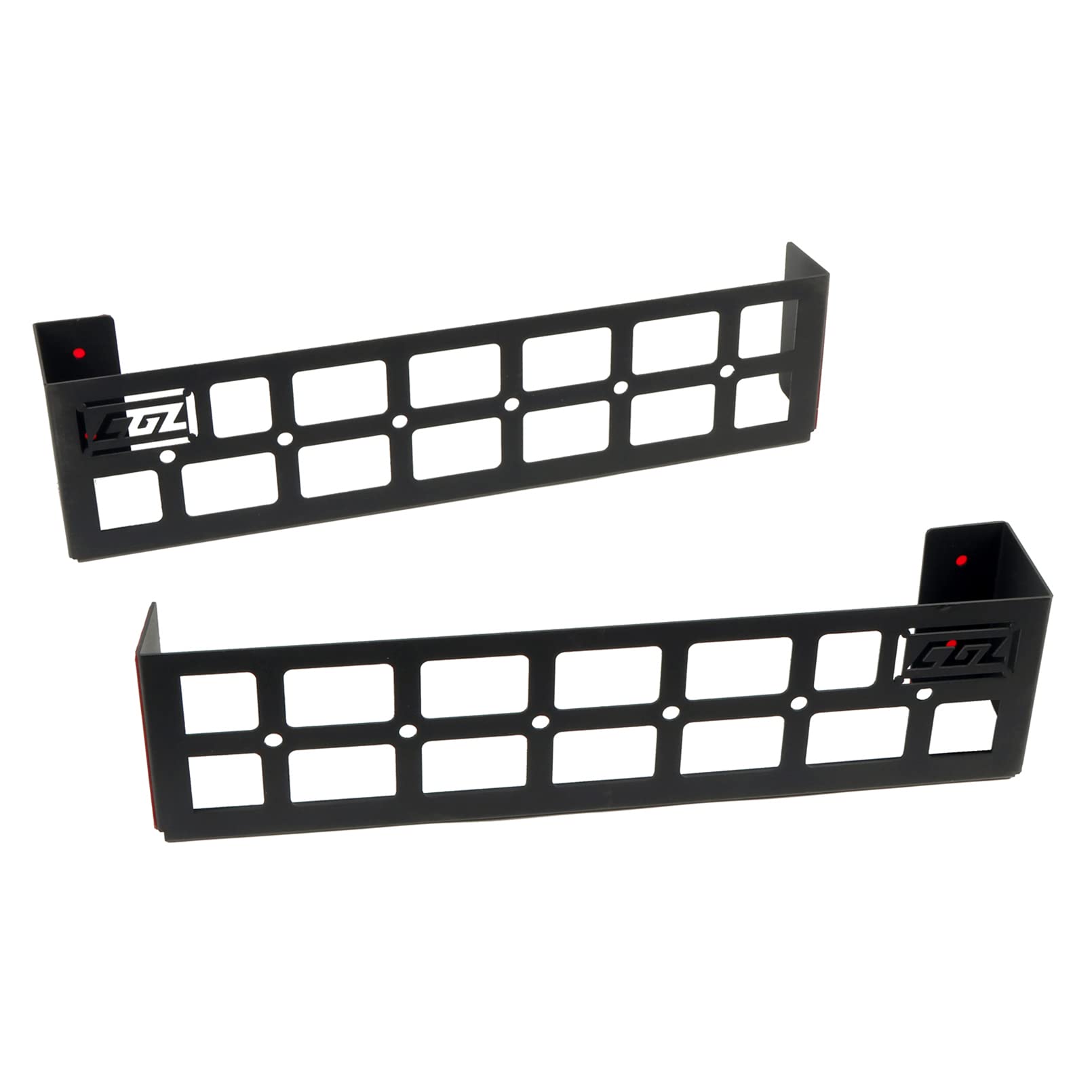 ITrims Trunk Organizer, Rear Cargo Racks, Hanging Modular Storage Basket Panel, Black Aluminum Alloy Boards Organizer Kit for Ford Bronco 2021 2022 2023 Interior Luggage Carrier (Storage Frame Box)