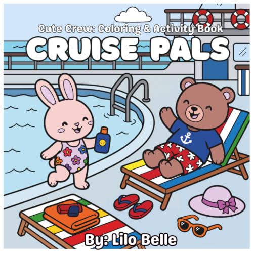 CRUISE PALS: CUTE CREW: COLORING & ACTIVITY BOOK image 2