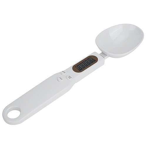 Miniatura 9 de Báscula de cuchara digital eléctrica, básculas de medición de alimentos, accesorio para hornear de cocina con pantalla LCD, báscula de cuchara