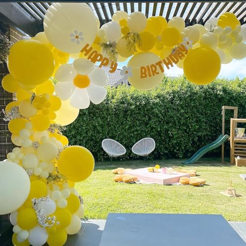 Image of Pastel Yellow balloons 12 inch, Light Yellow Latex 50pcs Party Balloons | Gender Reveal, Baby Shower, Birthday Party Decorations