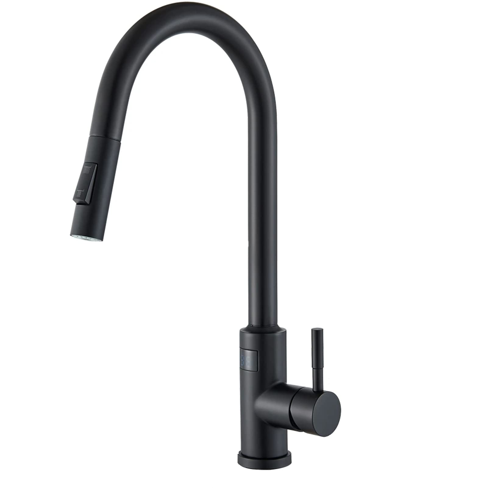 Mitigeur de cuisine tactile anti-brulure avec douchette orientable