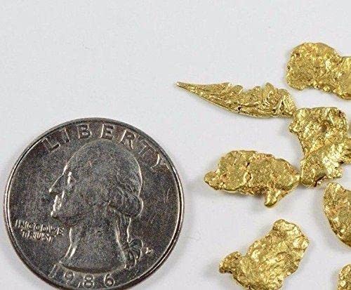 Alaskan-Yukon BC Natural Gold Nugget # 4 mesh 3 Grams