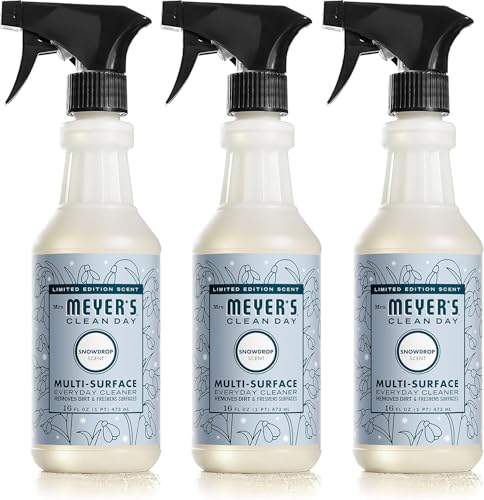 Mrs. Meyer’s Multi-Surface Cleaner, Snow Drop, 16oz, 3 bottles