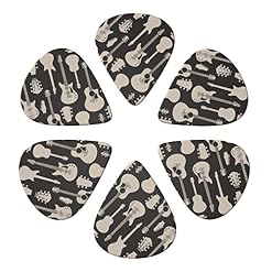 Lot de 6 médiators pour guitare acoustique, guitare électrique, basse, ukulélé – fins, moyens et épais. - Les Beatles, Paul McCartney, John Lennon, RIngo Starr, George Harrison Lot de 6 médiators pour guitare acoustique, guitare électrique, basse, ukulélé – fins, moyens et épais. – Image 4