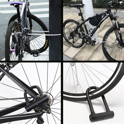 Small Bike U Lock, U Shape Bicycle U Lock For Motorcycle Wheel,16Mm Bike Locks Heavy Duty Anti Theft For Bike Tire Lock With Keys And Mounting Bracket For Scooter, Road Bike (Small+4Ft) #TOP4