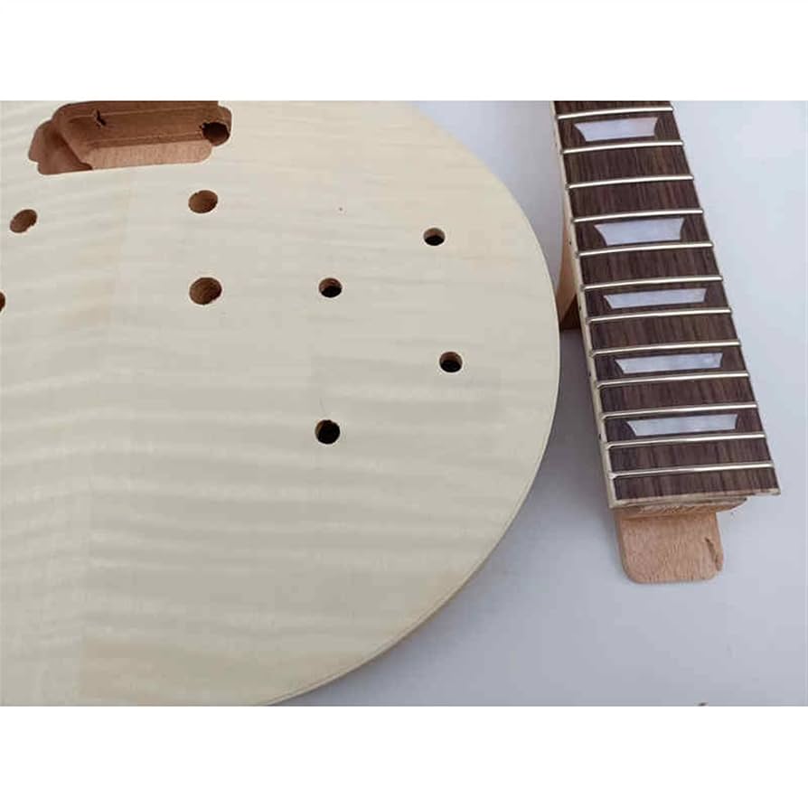 エレキギター ボディ未完成 V型 Amazon | ギターボディ交換 ギターのネックとギターのボディ