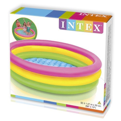 Sunset Glow Pool, 3-Ring, W/ Infl. Floor, Ages 3 Yrs Plus, Shelf Box-image-42