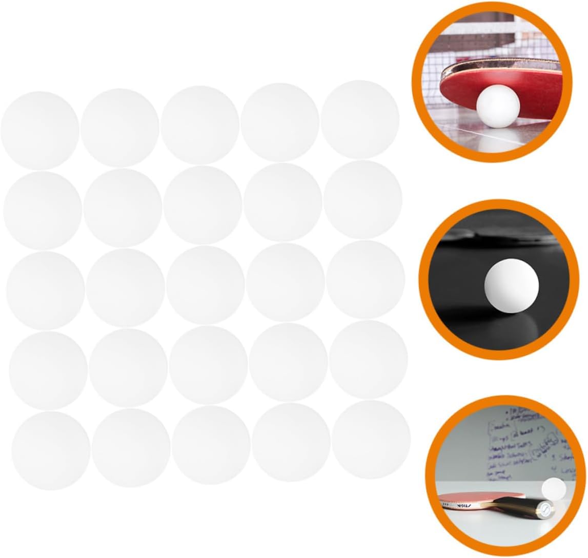 Milisten 4sets White Pong Balls Practice Balls for Beginners Table Tennis and 50pcs*4