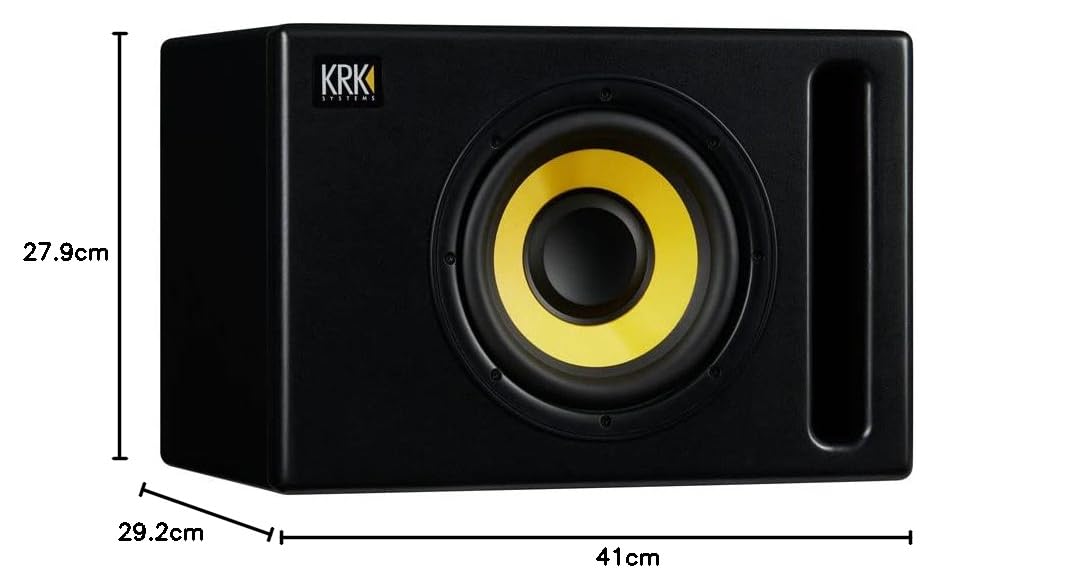 KRK 8s サブウーファー アンプ内蔵 Amazon | KRK 8インチガラスアラミド複合ウーファー アクティブ サブ