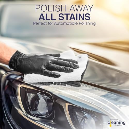 Paños De Microfibra Similar a Exel Mágico Limpieza prendas. Químico Sin limpieza. Grande Súper Suave Premium Fibra, Tela Lavable Duster para coche, Motocicleta, Doméstico Appliances, Uso Industrial - Azul, 40 x 40 cm - imagen 7