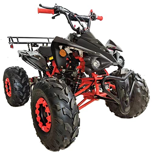 X-PRO 125cc ATV Automatic Transmission w/Reverse, LED Headlight, Big 19"/18" Tires! (Black, Factory Package) - Image 5