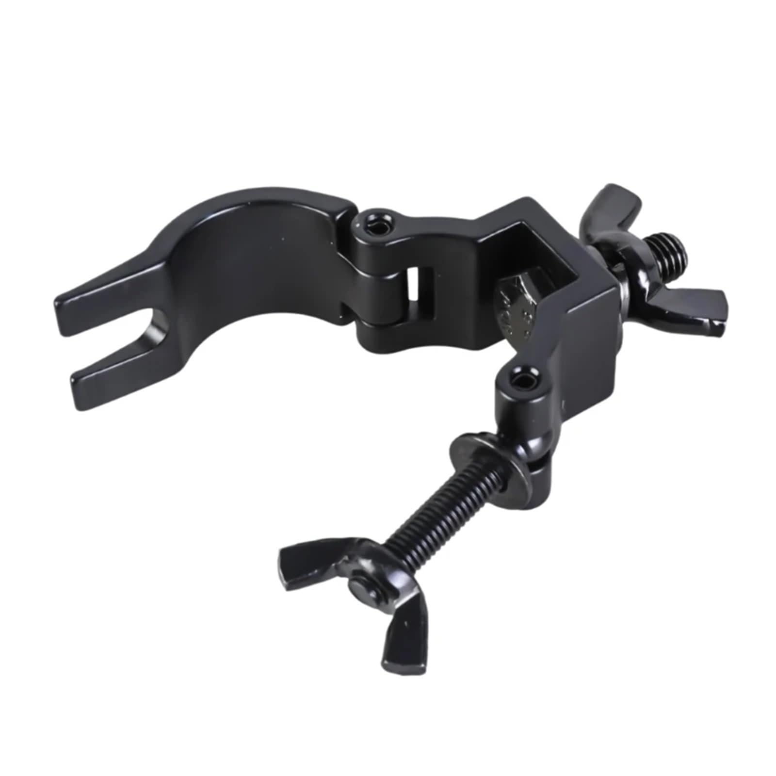 zacisk do kratownicy. 6pcs Aluminum Hanging Pipe Stage Light Hook for Moving Head Spotlights and Lighting(Black)