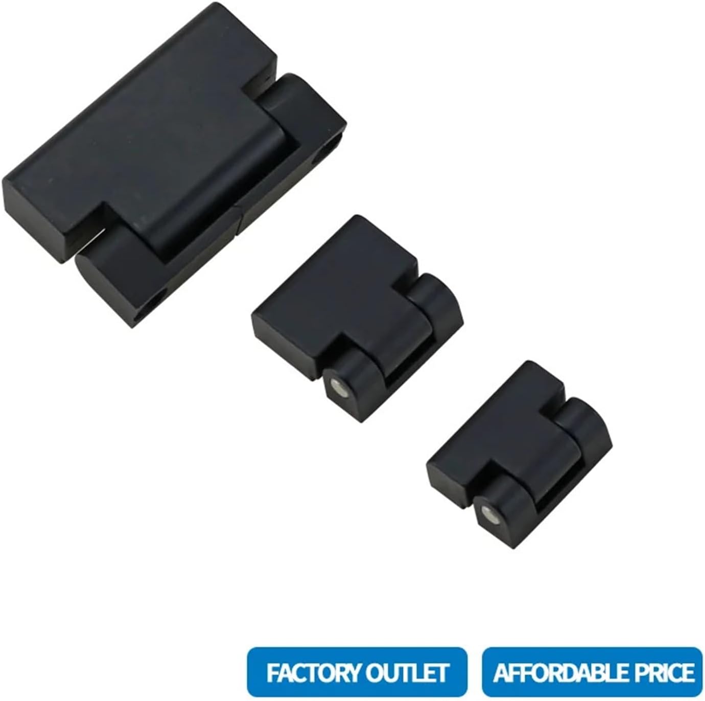 Industrial Machinery Switch Control Cabinet Distribution Box Zinc Alloy Hinge Without Damping 1Pcs(22X30-ChromePlated)