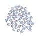 Artibetter 100PCS échelle de sirène cabochon résine Brillante Perle de Peau de Poisson 12mm (Blanc)